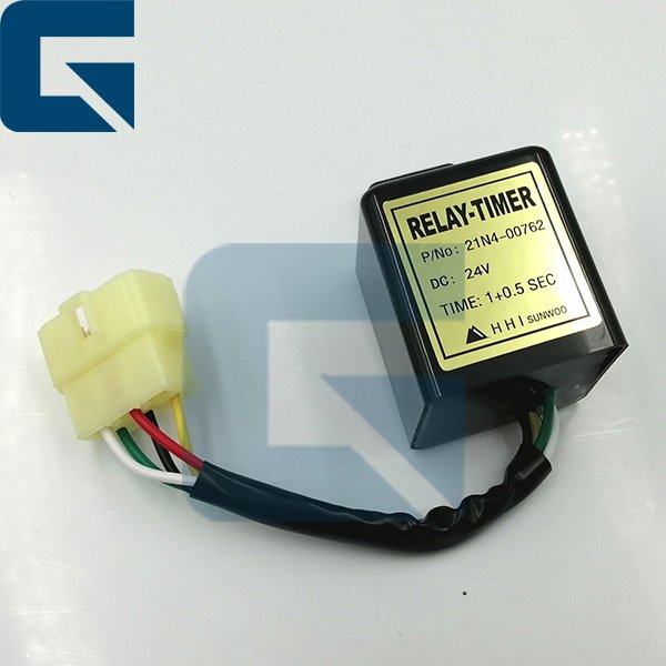 21N4-00762 ECM & Controller for Time Converter; R210-7 R220-7; R210-7; R220-7 21N4-00762 21N400762 24V Time Relay For R210-7 R220-7 Excavator Elect...