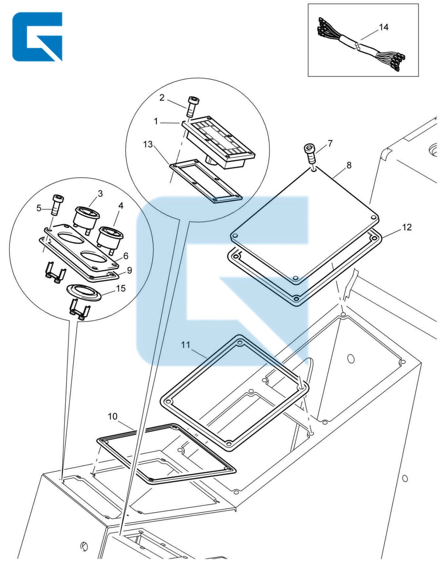 BOMAG part 05971089 exploded view and related part numbers