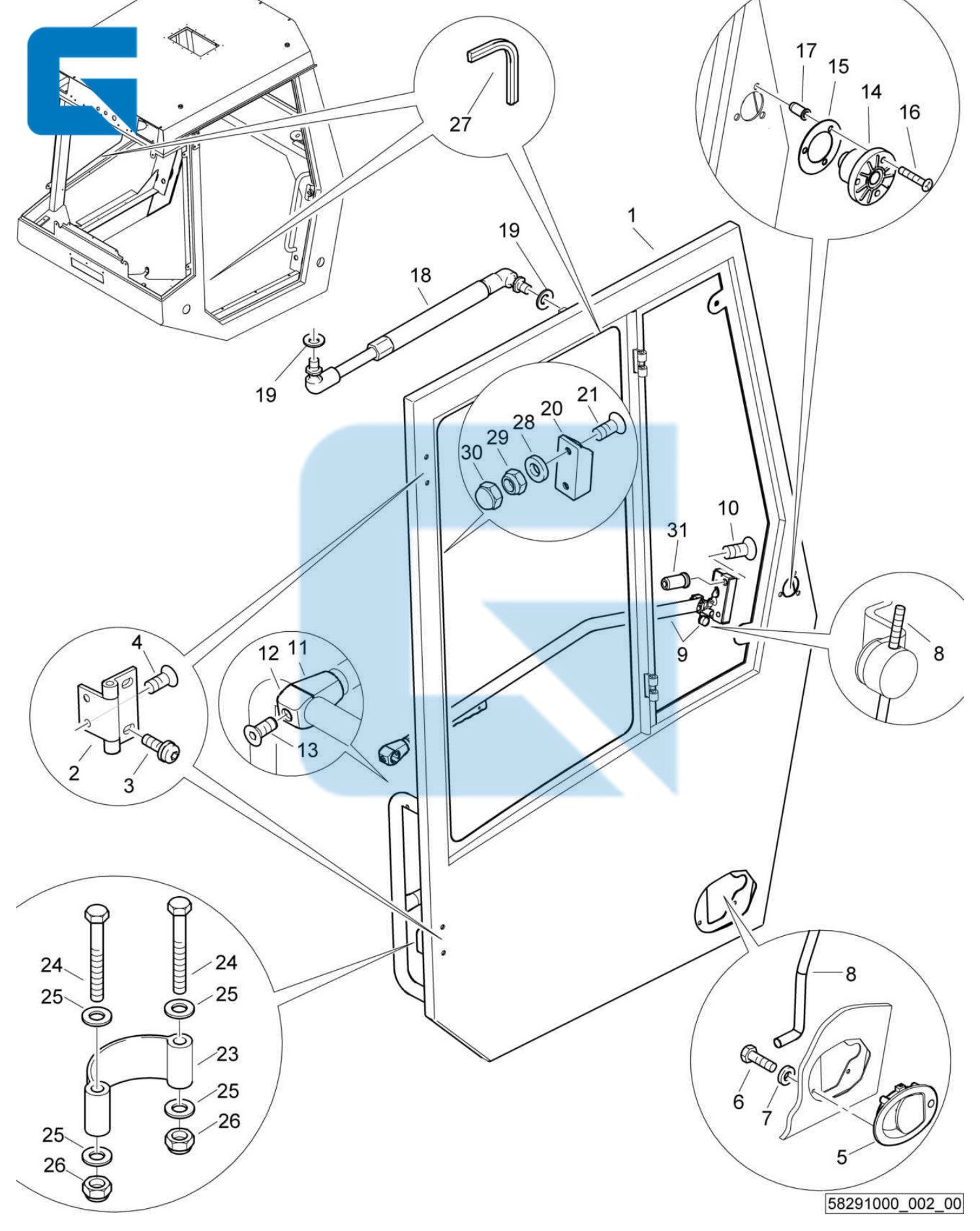 BOMAG part 05932134 exploded view and related part numbers