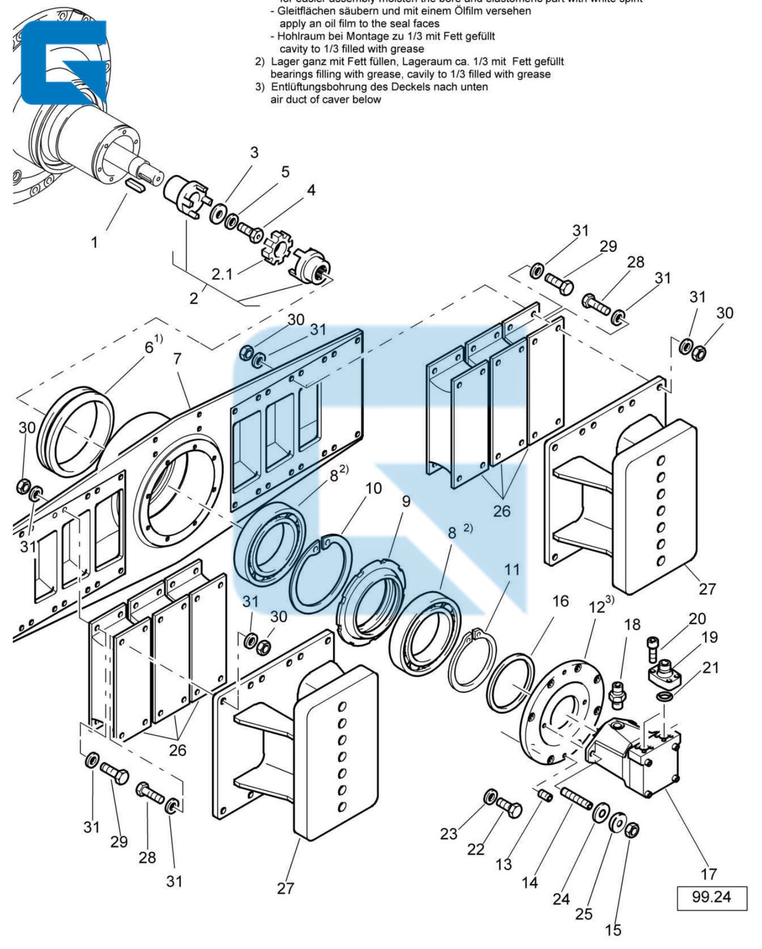 BOMAG part 05800957 exploded view and related part numbers